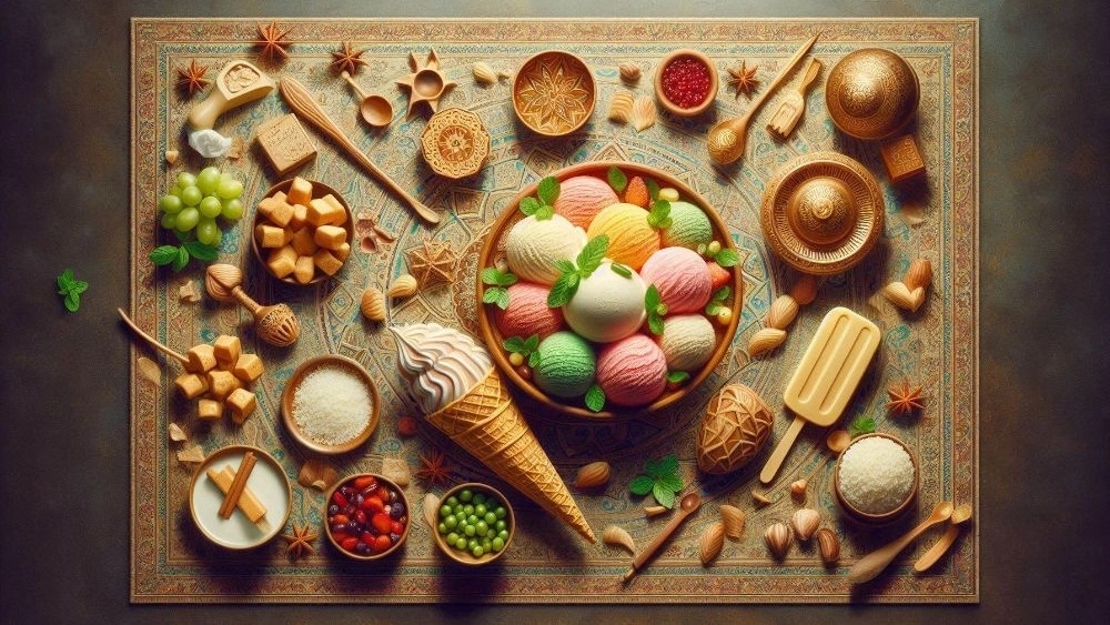 History of traditional ice cream in Iran a journey to authentic roots and flavors