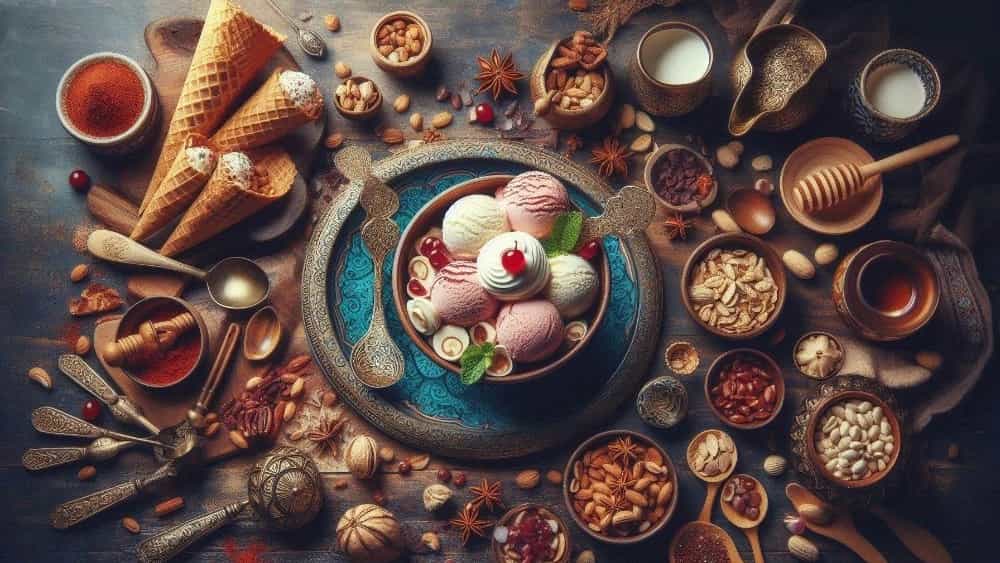 بستنی سنتی تبریز: هنر ترکیب زعفران، پسته و فرهنگ ایرانی